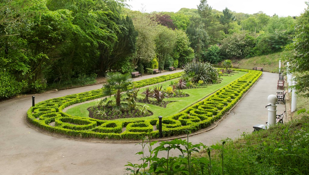 A view of Saltburn Valley Gardens, Redcar and Cleveland